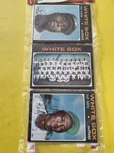 1971 TOPPS BB Holiday 12 Card Rack CHICAGO WHITE SOX PAT KELLY LEE MAYE EX - Picture 1 of 5