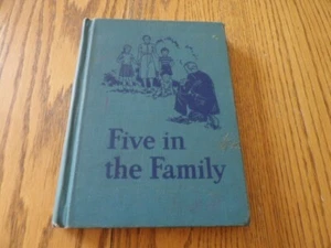 Five in the Family By Dorothy Baruch Vintage 1948 Hardcover Curriculum Reader - Picture 1 of 2