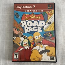 The Simpsons Road Rage Playstation 2 PS2 Video Game Greatest Hits