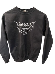 Corroded Coffin Sweatshirt Kid's Large Black Eddie Munson Band - Picture 1 of 6
