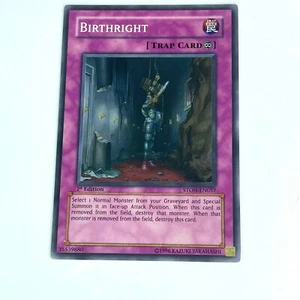 Yu-Gi-Oh! Birthright STON-EN057 - Super Rare 1st Ed - Trading Card TCG - Picture 1 of 2