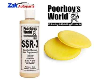 Poorboys World SSR-3 Super Swirl Remover Heavy Duty Compound+2 Free Applicators - Picture 1 of 1