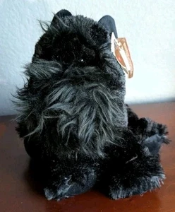 Aurora Black Scottie Dog Plush Toby 02433 New Toto Wizard Of Oz 10" Toon Goggles - Picture 1 of 11