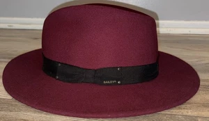 Bailey Of Hollywood XX-Large LiteFelt Fedora Hat Wool Curtis USA Made Red - Picture 1 of 13