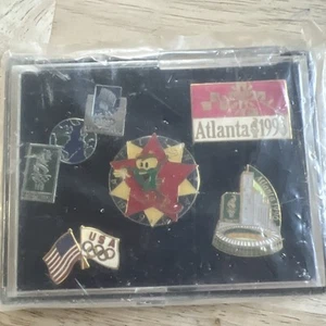 VTG Olympic Games USA 1996 Official Collector 5 Pin Set. Sealed - Picture 1 of 12
