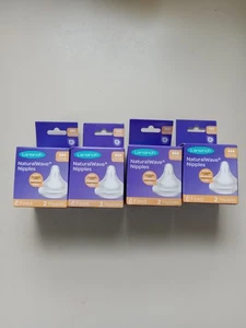 4 Pks Lansinoh NaturalWave Baby Bottle Nipples, Fast Flow Anti-Colic 2 Ct Each - Picture 1 of 7