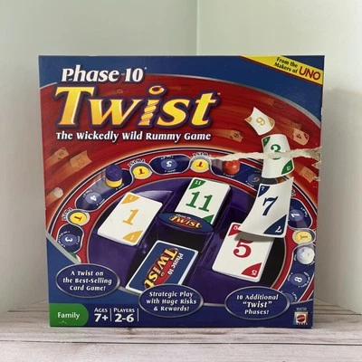 Juego Phase 10 Twist The Wickedly Wild Rummy 100% Completo Mattel 2010 Foto 1 de 4