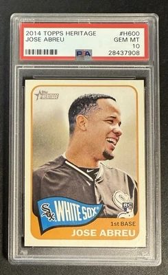 Jose Abreu 2014 Topps Heritage H600 PSA 10 - Image 1 of 2