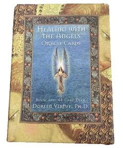 Healing with the Angels Oracle Cards Book & 44 Card Deck by Doreen Virtue - Picture 1 of 15
