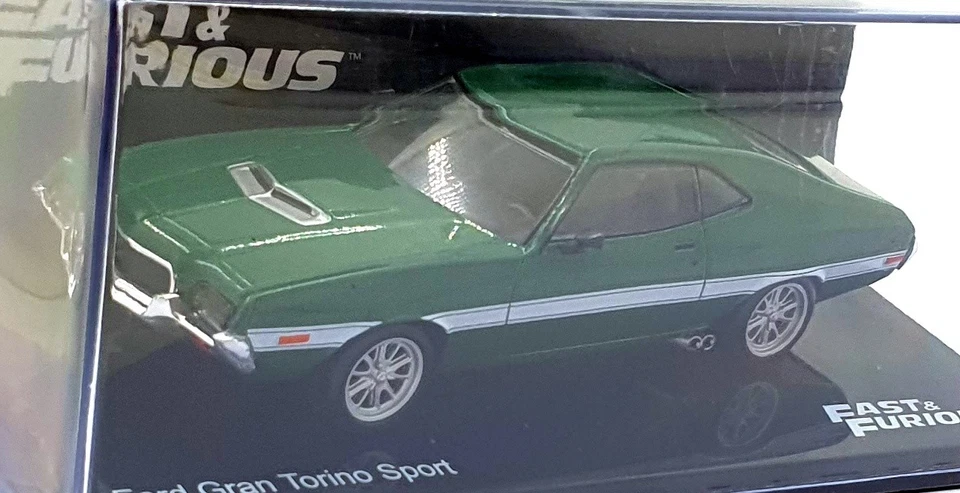 DeAgostini 1/43 Scale F220CMC052 Fast and Furious Ford Gran Torino Sport Green - Image 1 of 4