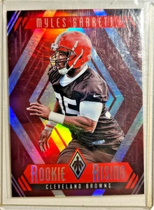 Myles Garrett RC #/299 Panini Phoenix Rising Red 2017 Rookie Card Browns HOF SP - Picture 1 of 2
