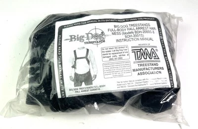 Big Dog Tree Stand Full Body Safety Harness BDH-2000S/2001S Full Body Harness - Image 1 of 4