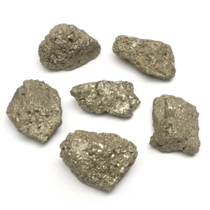 100g Natural Untreated Pyrite Cluster Mineral Specimen Raw Rock Healing Crystal - Picture 1 of 14