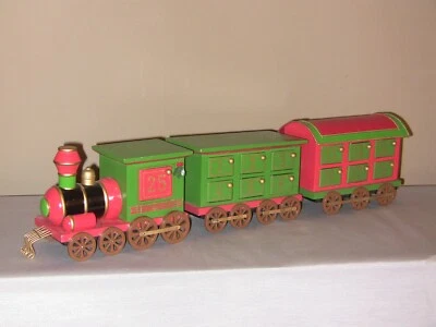 Very Nice Wooden Train Christmas Advent Calendar! - Image 1 of 3