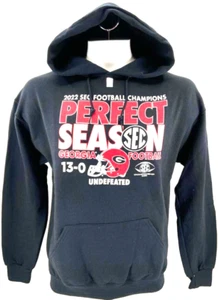 NEW UGA Georgia Bulldogs The Victory SEC Championship 2022 Hoodie Black Men's L - Picture 1 of 8