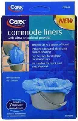 Carex Commode Liners - 7 pack P709 - Image 1 of 2