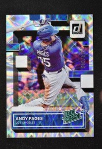2022 Donruss Rated Prospects Silver #10 Andy Pages /349 - Los Angeles Dodgers