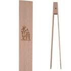 'Cooking Woman' Wooden Cooking / Toast Tongs (TN00009967)