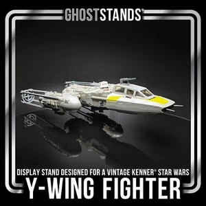 Star Wars Y-Wing Fighter | Display Stand for 80’s Kenner Vintage | GHOST STANDS® - Picture 1 of 9