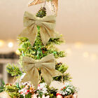 6 Pcs Christmas Bow Foam Bows for Wreaths Xmas Tree Bowknot Ornaments