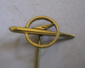 1950s Winged Zeppelin OPEL Automobiles Logo 2" Stick Pin - Picture 1 of 5