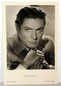 Tarjeta de autógrafo - RUDOLF PRACK (sin firma) - Imagen 1 de 1
