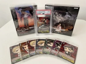 Weiss Schwarz Attack on Titan "Beyond the Walls" Eren RRR GEM MINT PSA 10 - Picture 1 of 4
