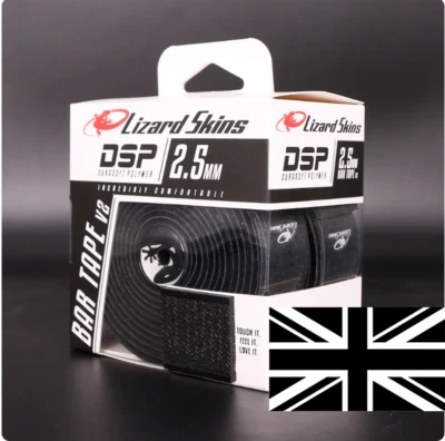 Lizard Skins DSP Bar Tape V2 2.5mm Selle fizik - Comfort & Grip non-slip Black - Image 1 of 3