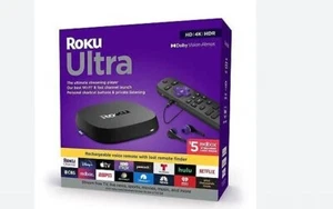 ROKU ULTRA STREAMING MEDIA PLAYER 2022 4802RW BLACK - Picture 1 of 1