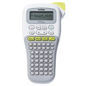 Brother P-touch H108G Beschriftungsgerät grau-weiß Lettering Machine - Bild 1 von 3