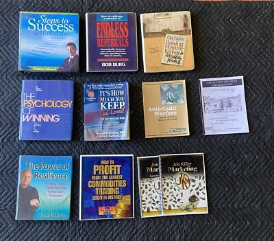 9 Course Self Improvement, Entrepreneurship, Business Combo - Guides and Tapes! - Image 1 of 4