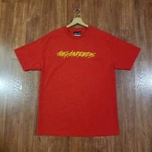 Vintage Men’s The Hundreds Red Short Sleeve T-Shirt Size Large Baywatch Font - Picture 1 of 8