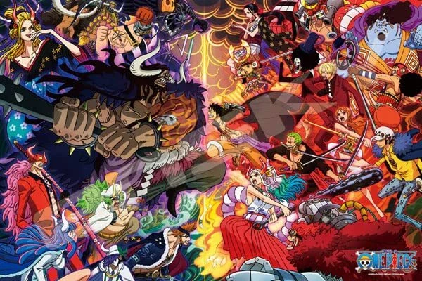 ENSKY One Piece 1000-591 Onigashima Battle! 1000-Piece Jigsaw Puzzle 500x750mm - Image 1 of 1