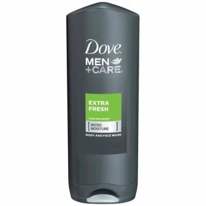 Dove Men Care Body & Face Wash Moisture Extra Fresh Cooling Agent 13.5oz 3 Pack - Picture 1 of 5