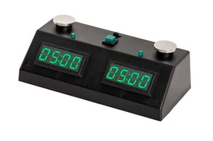 ZMart Fun II Digital Chess Clock - BLACK/GREEN - Picture 1 of 1