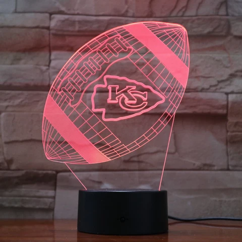 Kansas City Chiefs Football Illusion Light Cover