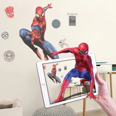 Calcomanías de pared Wall Palz Marvel Spider-Man pelar y pegar - Pared Spider-Man de 30"... Foto 1 de 4