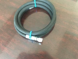 1/4" x 24" 2-Wire Hydraulic 6,000 Hose Assembly 2- Female JIC Swivel Fittings - Picture 1 of 3