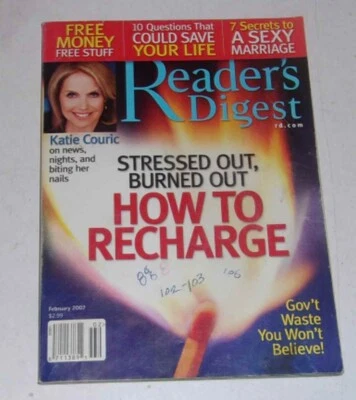 Reader's Digest Magazine February 2007  , Stress How to Recharge - Image 1 of 2