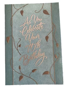 Happy 70th Birthday Greeting Card - Celebrate Your 70th - Foto 1 di 3