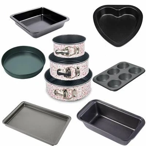Pane rotondo, quadrato, a forma di cuore / pizza / vassoio da forno (set combinato 9 pz) multicolore - Foto 1 di 5