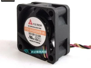 FD124020MB-H 4020 12V 4CM 40*40*20mm three line dual ball durable mute fan - Picture 1 of 3