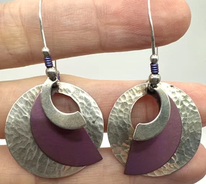 PJP Pacific Jewelry Pearl Co Sterling Silver Earrings Dangle - Picture 1 of 7