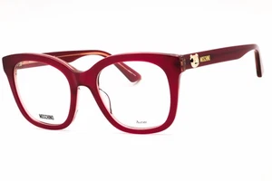 MOSCHINO MOS630 LHF Eyeglasses Burgundy Frame 50mm - Picture 1 of 4