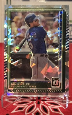 🔥⚾️2025 Donruss Baseball - IAN KINSLER Optic Cracked Ice 16/25 SSP Rangers⚾️🔥 Foto 1 de 3