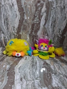 1987 Popple 4.5" Vintage Mattel Baby Flower Buttercup  Reversible + Yellow  - Picture 1 of 11