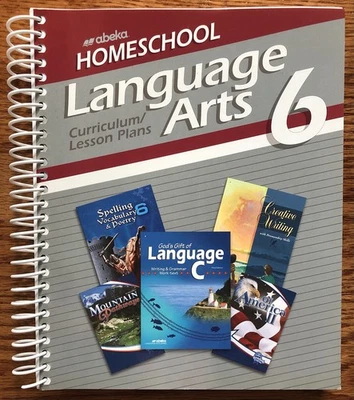 Abeka Homeschool Language Arts 6 Curriculum Lesson Plans - Image 1 of 4