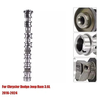 Left Intake Camshaft 5047913AD For 2016-2024 Chrysler Dodge Jeep Ram 1500 3.6L - Imagem 1 de 4