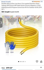 37’ Erdgas Umbausatz für Grills Propan auf Erdgas unterirdisch - Bild 1 von 5