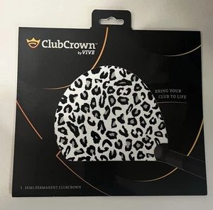 NUEVO Calcomanía híbrida Club Crown de Vive Cheetah Animal Club de Golf Driver Madera - Imagen 1 de 2